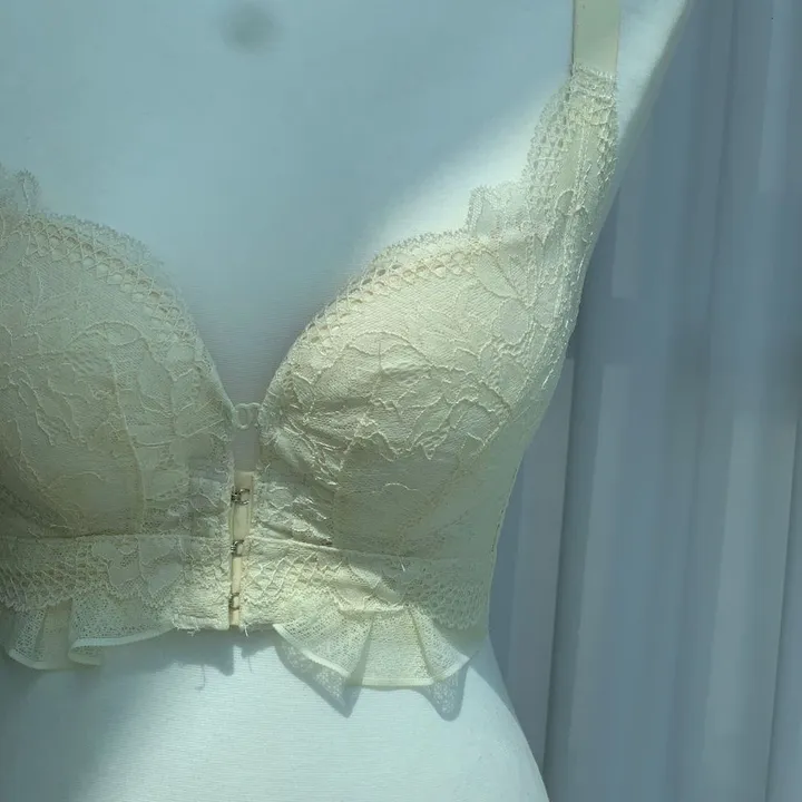 4단앞후크 가슴골 깊이조절 심리스 노와이어 속옷세트 상세 이미지 40