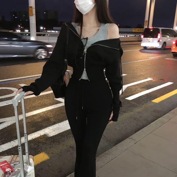 일부당일🚀 [ 자체제작/ 양기모 ] 페이지 크롭 기모 워머 후드집업 상세 이미지 70