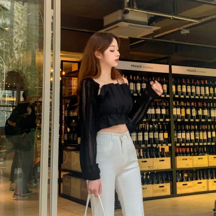 [초여리핏!!살탐방지] 여름필수템 에어컨 바람막이 루즈핏 그물 부클 숄 가디건 여름 아우터 니트 크롭 볼레로 가디건 6color 상세 이미지 57