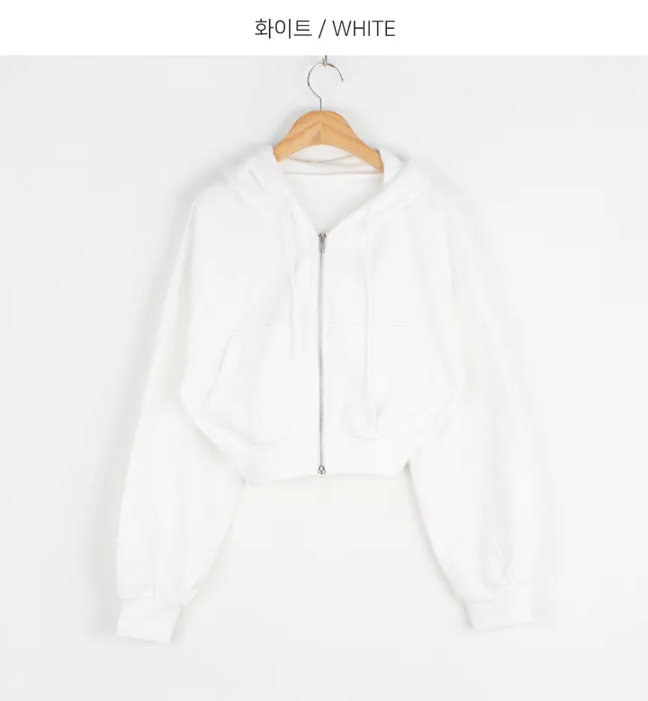 만족도100% 휘뚤마뚤 무지 투웨이 크롭후드집업 4color 상세 이미지 42