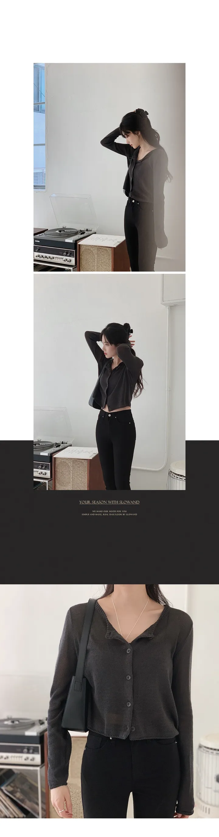 [2만장돌파/무료배송] #SLOWMADE. 모어슬림 썸머스키니 - one color 상세 이미지 10