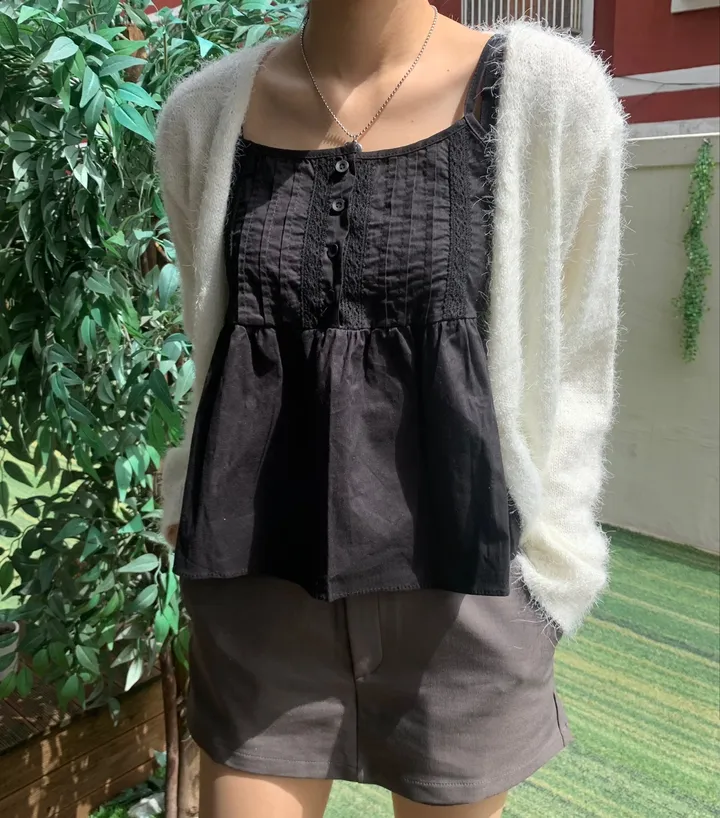 당일발송 !![솔잎🌿/모델추천] 솔잎 포근 투버튼 긴팔 가디건 (4color) 상세 이미지 22