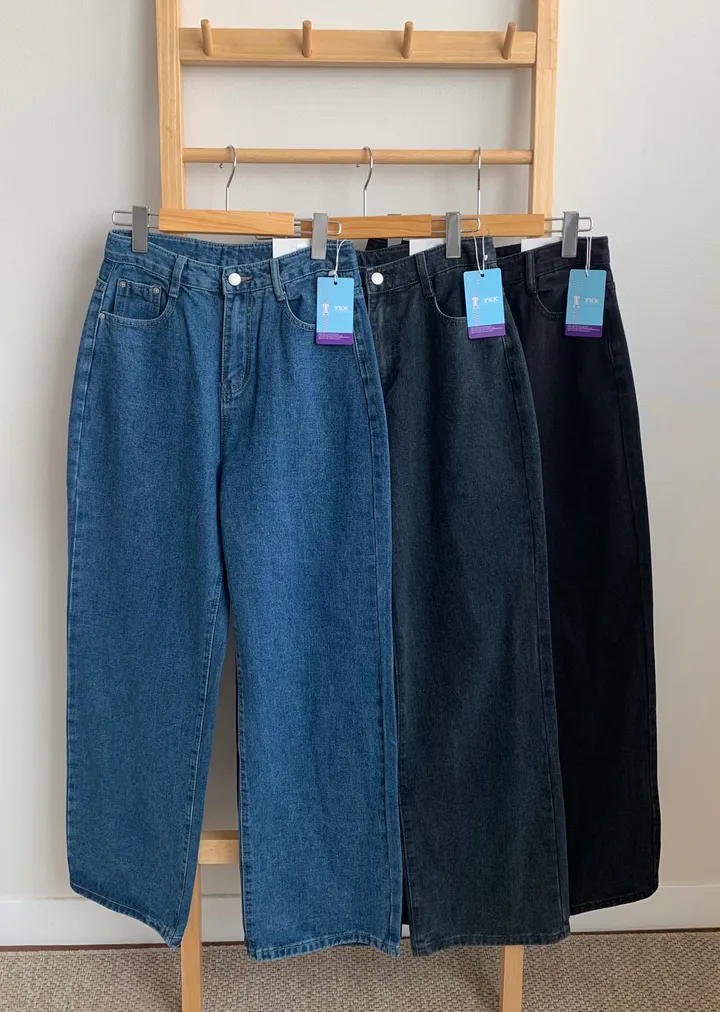 ~2XL [기장선택/인생데님!] 프리미엄 워싱 빈티지 롱 와이드 데님 팬츠 키작녀 키큰녀 기장선택 봄 가을 사계절 상세 이미지 31