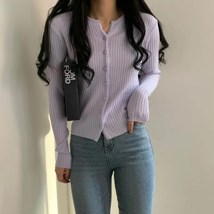 진심 여리핏, 골지 니트 가디건 ;9col 상세 이미지 12