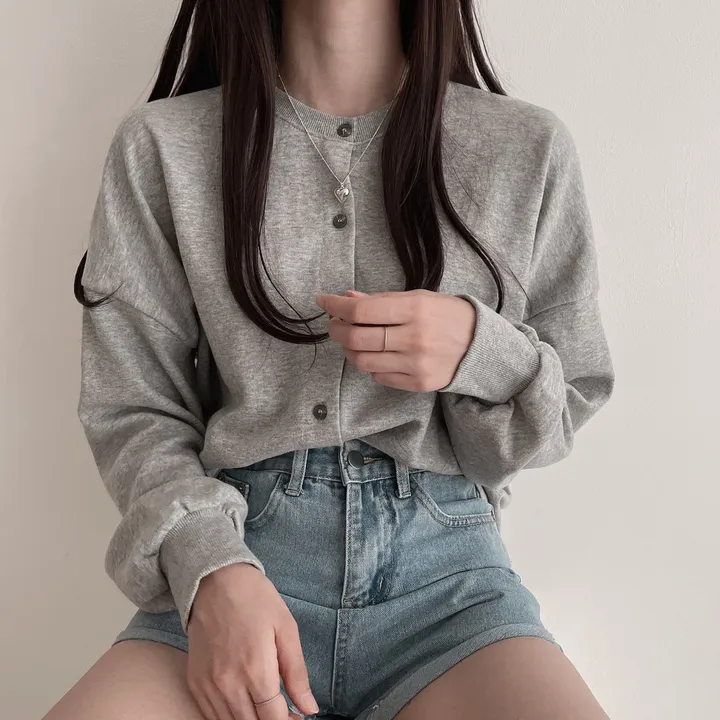 앤디라운드넥가디건 (4color) 상세 이미지 5