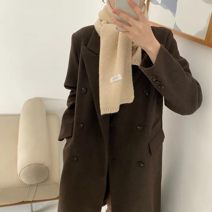 플룻 코트 봄코트 롱코트 하객룩 울코트 상세 이미지 26