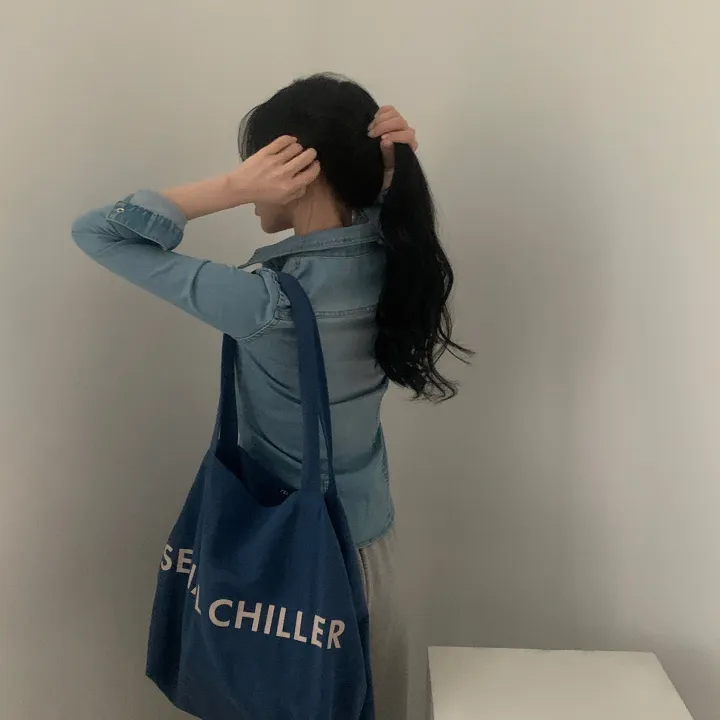 [S,M,L] 데님라인 슬림 워싱 똑딱이 데님 청자켓/셔츠남방 - 3color 상세 이미지 20