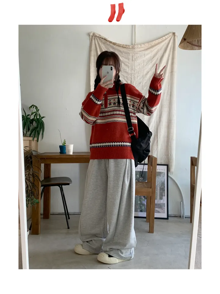 (숏,롱기장)후루 옆트임 와이드팬츠 상세 이미지 2