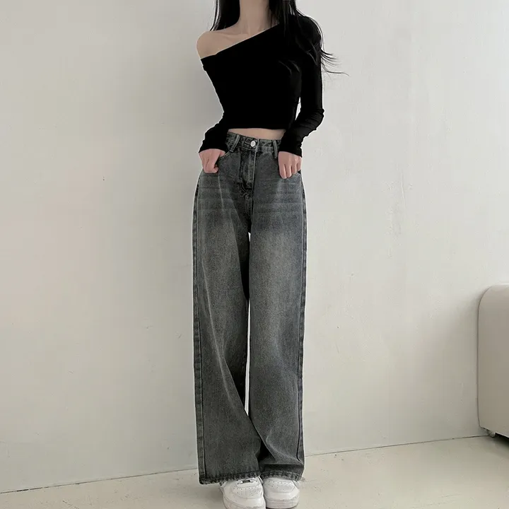 [3단기장/S-2XL/인생데님👖] 로킷 데님 와이드핏 롱 워싱 데님 팬츠 6colors 상세 이미지 19