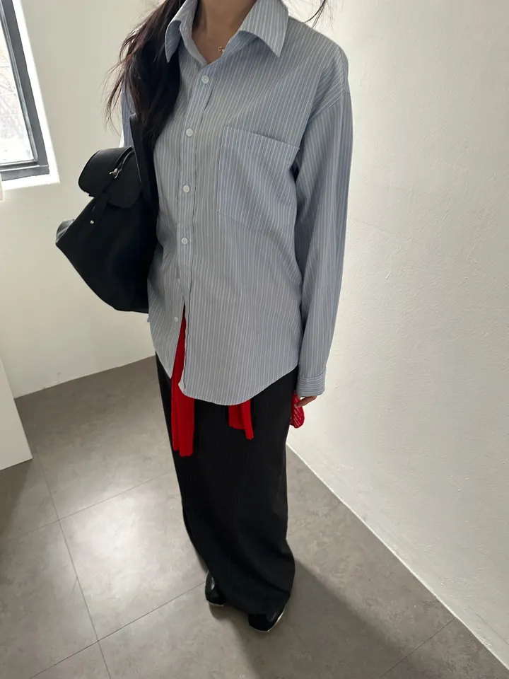 블라우스 모델 착용 이미지-S1L38