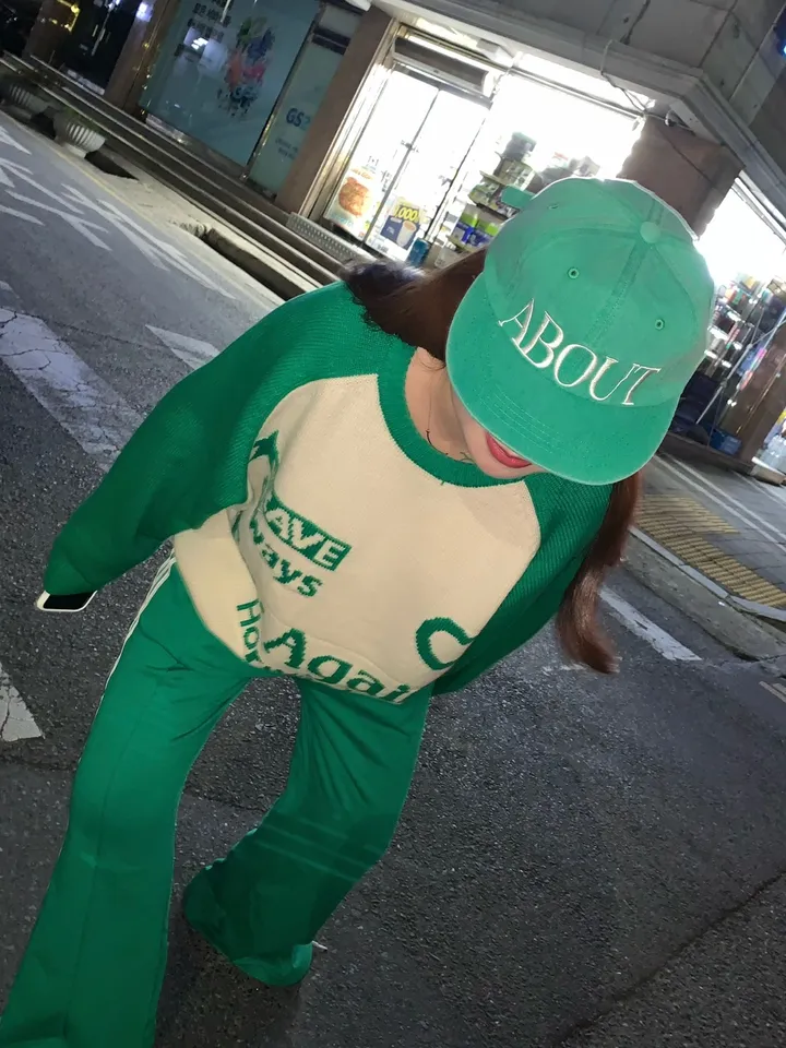 [대두도소두만들어주는핏🧢❤️/최저가💌] 어바웃 레터링 캠프 캡 모자 볼캡 (3color) 상세 이미지 24