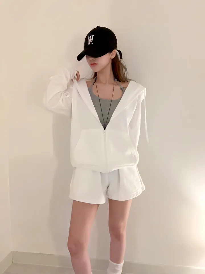 [보호본능핏/여리무드] 소프트 오버핏 데일리 후드 집업 상세 이미지 2