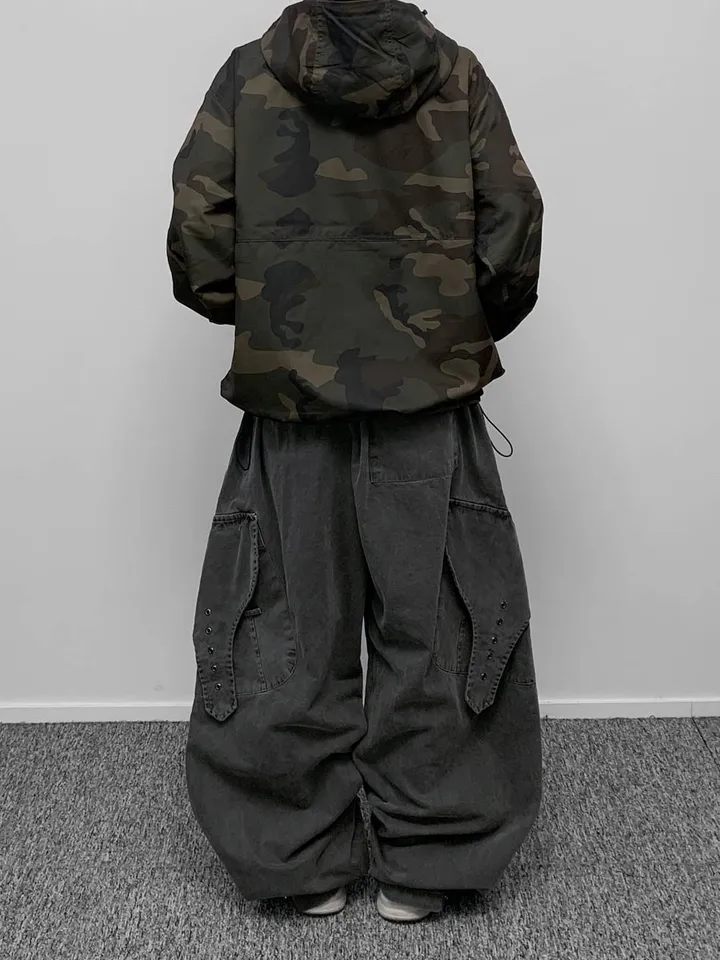 [🖤unisex] 카모 윈드 브레이커 상세 이미지 25