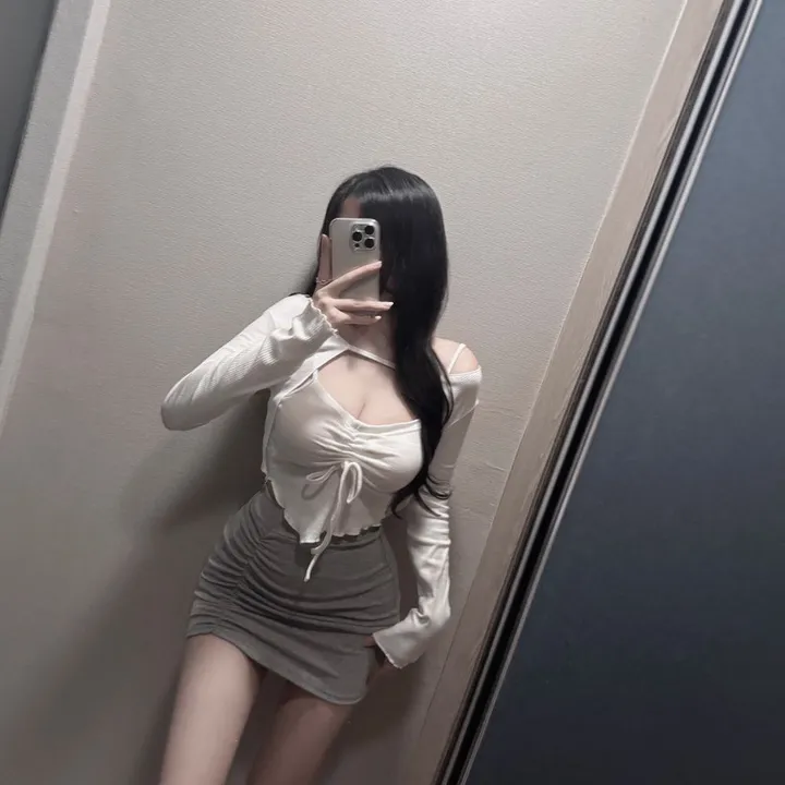 💋찐 번따룩💋 튜드 스트링 나시 가디건 세트 상세 이미지 21