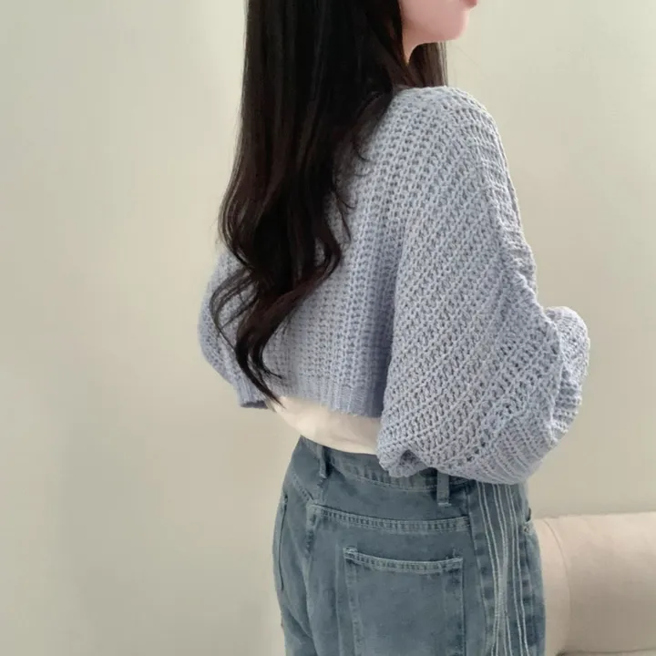 [아방🤍/new신상!]누가봐도 아방핏, 왕크롭 썸머 린넨 부클 원버튼 루즈핏 가디건 상세 이미지 31