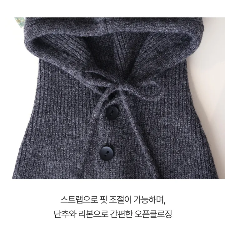 [리뷰증명🔥고퀄/당일🚀] 왕도톰 와이드 니트 넥워머 남녀공용 커플 겨울모자 후드 바라클라바 상세 이미지 38