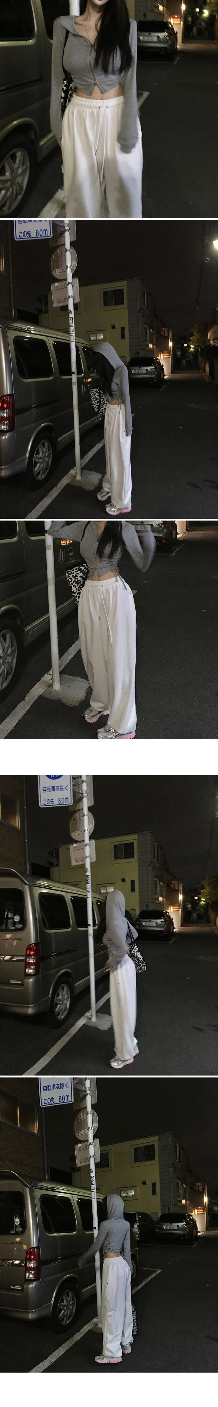 (2size)[여리보장/허얇핏] made 럽미 크롭 셔링 집업 상세 이미지 14