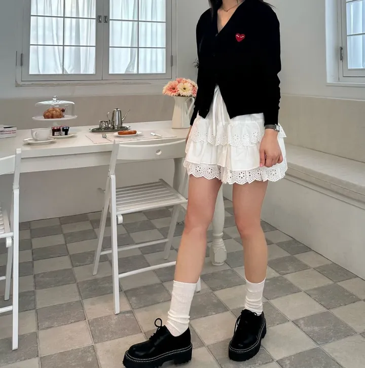 하트 가디건 브이넥 데일리 빠른출고 4color 상세 이미지 33