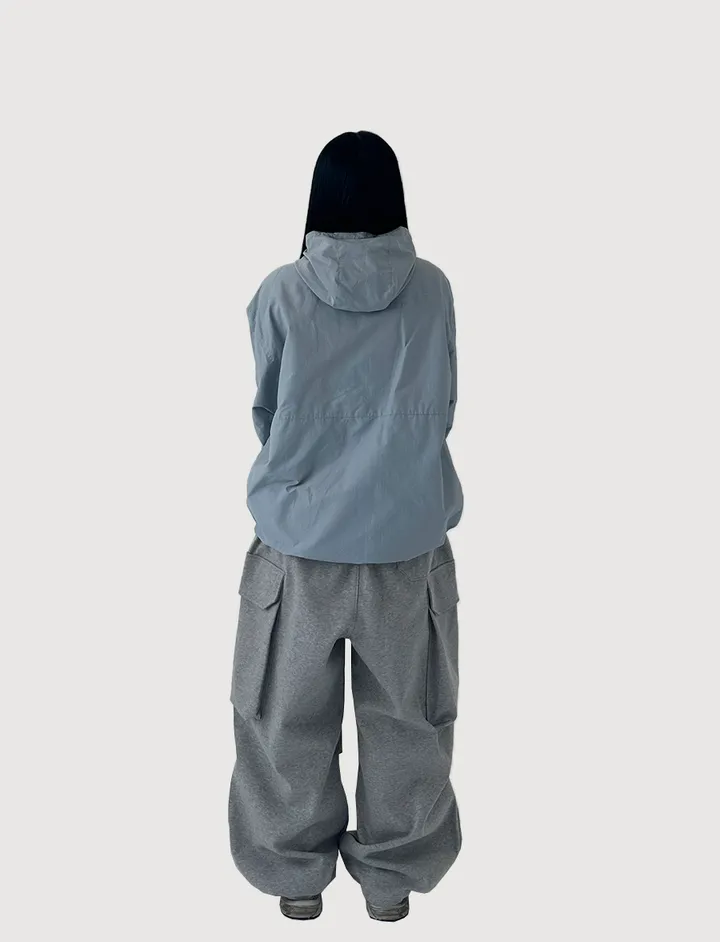 [오버핏,퀄보장/UNISEX] 케이 파스텔 후드 바람막이 (3color) 상세 이미지 10