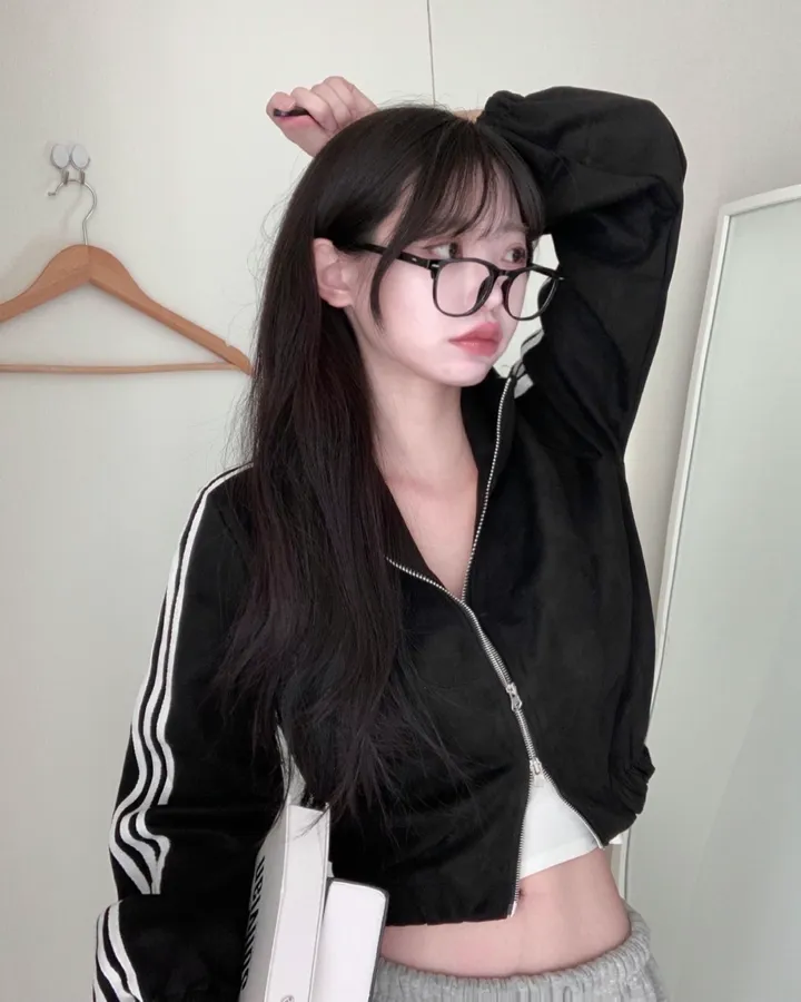 봄 아우터.｡.:* 삼선 트레이닝 투웨이 스웨이드 집업jk -3col 상세 이미지 1