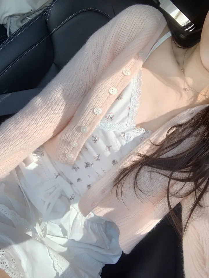 [MADE][봄필수템💕/벚꽃룩/데이트룩🎀] 로제 스프링 하찌 가디건 (7color) 상세 이미지 20