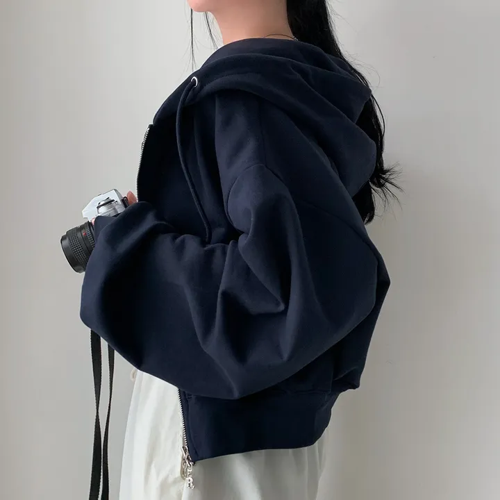 [💖후기극찬/봄,가을교복💖]  자체제작 #크치Made 꿈에 나온 핏, 사계절 입는 크롭 투웨이 후드집업 - zipup : 봄,봄아우터,봄자켓,가을,가을아우터 상세 이미지 52