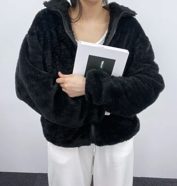 *부들양털후리스 3 SIZE * 후리스 가을 겨울 양털 오버핏 플리스 뽀글이 극세사 홈웨어 아우터 커플템 상세 이미지 40