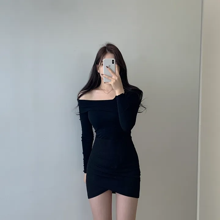 (여리글램핏ღ) 스윗 사선 오프숄더 긴팔 티셔츠 5color (S/S) 상세 이미지 11