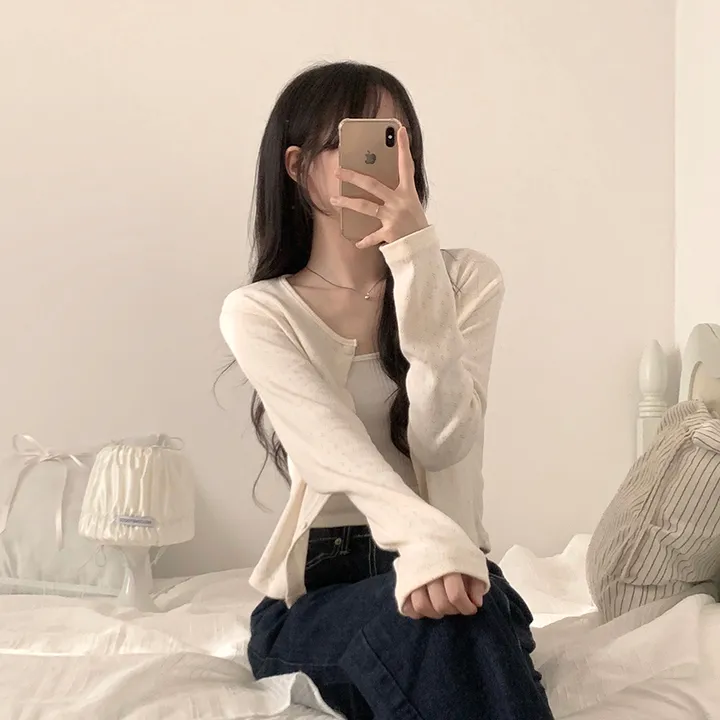 로로 펀칭 가디건 (8color) 상세 이미지 17