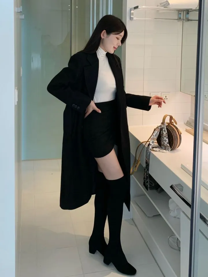 [당일출고🌹] 토토 바바리 롱코트 / 겨울코트 벨트코트 핸드메이드코트 코트 떡볶이코트 싱글코트 더블커트 밍크코트 롱패딩 숏패딩 양털코트 무스탕 겨울자켓 하객룩 아우터 점퍼 트위드자켓 트렌치코트 바바리코트 후드코트 후드롱코트 케이프코트 망토자켓 연말룩 청 상세 이미지 43