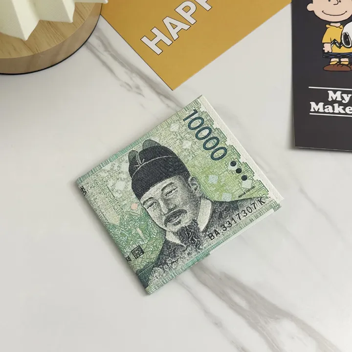 [2개구매할인!] 슬림 만원 오만원 지폐 반지갑 용돈봉투 명절 어버이날 생일선물 웃긴선물 상세 이미지 9