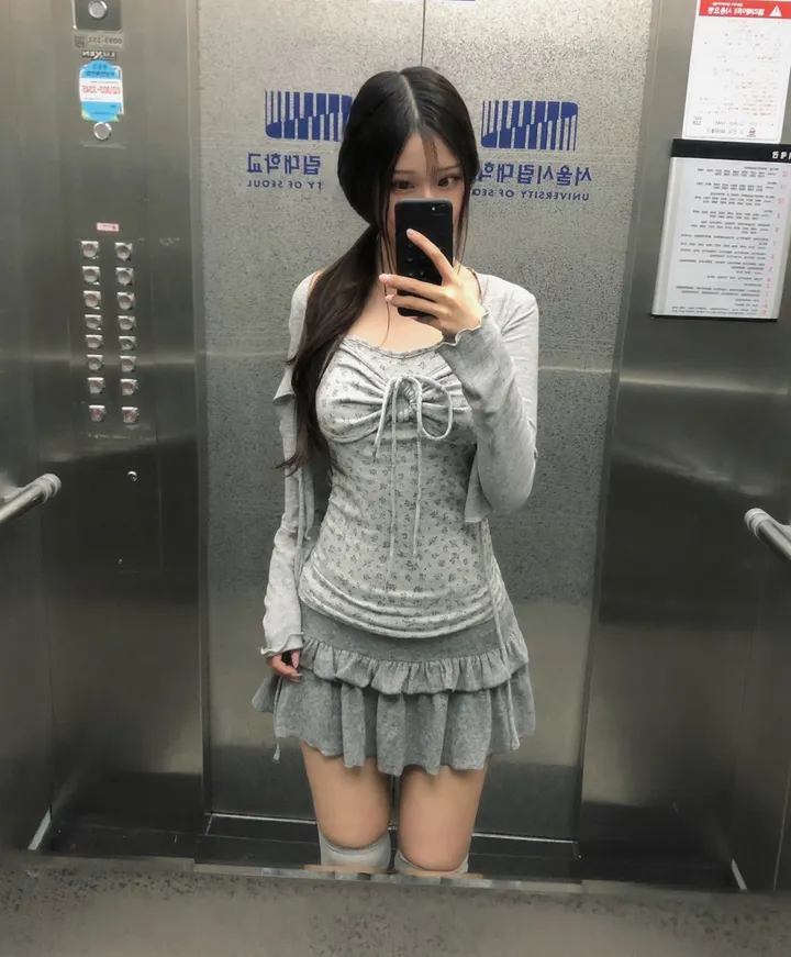 [부해보임X/여리핏..💭] 플라워 비즈 셔링 나시 볼레로 가디건 세트 *3color/최저가 상세 이미지 12
