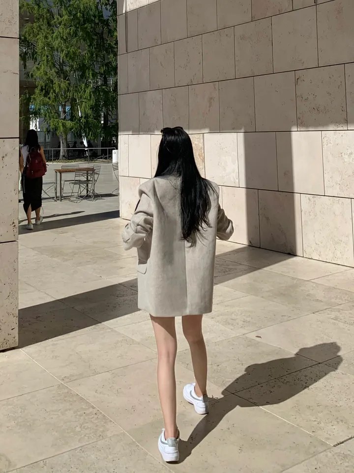 [원단보장/핏보장] 하프코트 세미오버 코트자켓 - 2col 상세 이미지 19