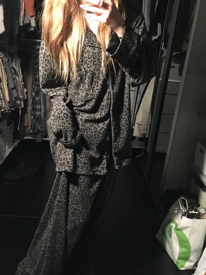 🖤모델 전컬러 소장🖤 호피 잠옷 세트 상세 이미지 8