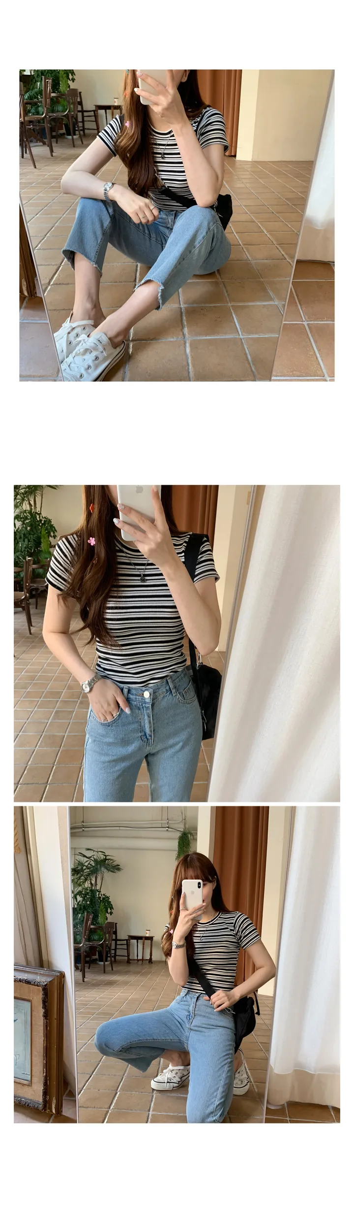 '당일발송'[landmade]인생핏키작녀썸머데님일자팬츠 (2color)'S-XL사이즈' 상세 이미지 24