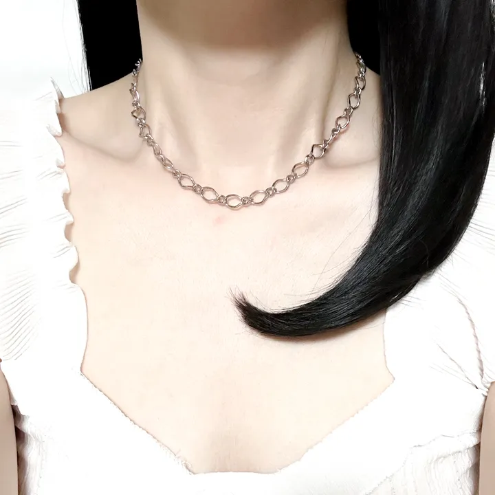 4주년 감사❤️6200원 [2개이상구매시할인]써지컬 데일리 초커 레이어드 목걸이 클립 십자가 하트 진주 볼드 군번줄 볼체인 블랙체인 상세 이미지 95