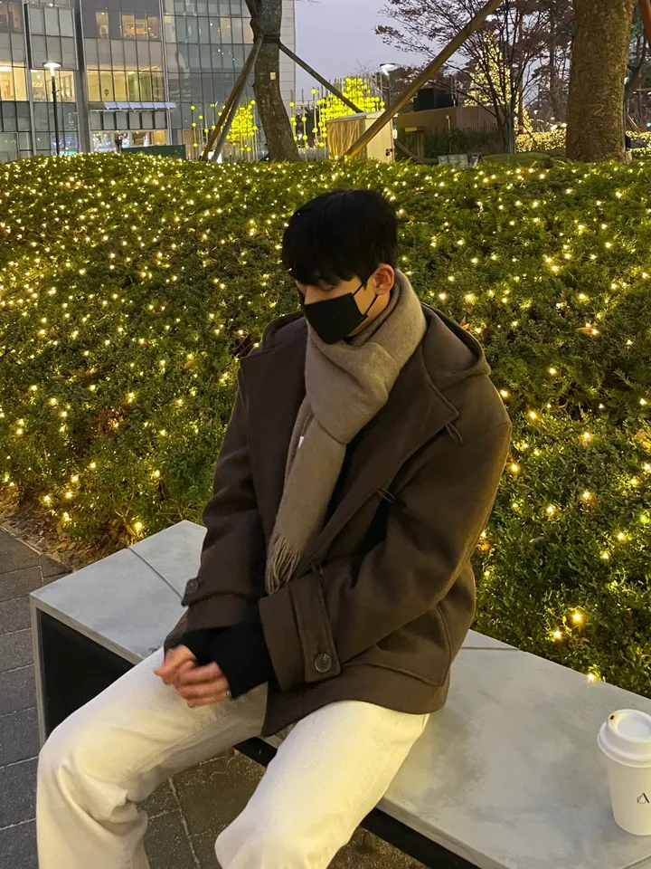 무드 울 후드 숏 코트 3 Color 상세 이미지 24
