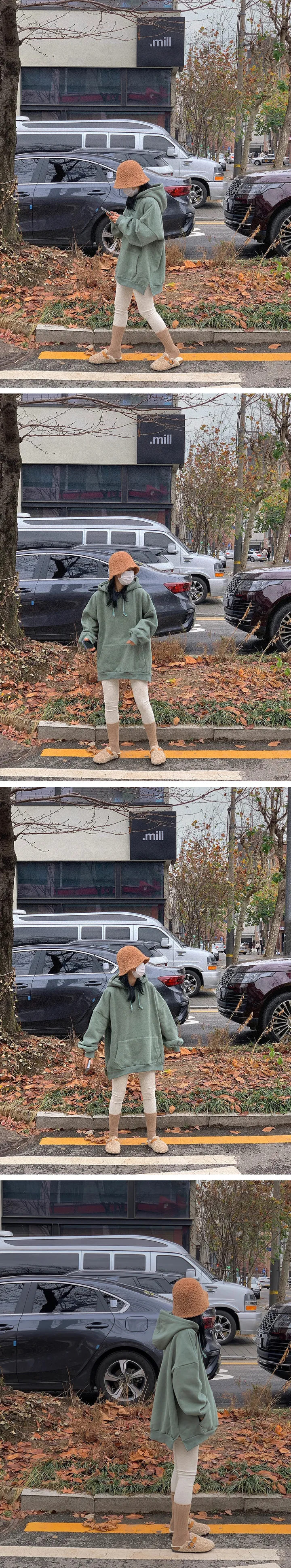 [데일리템/따뜻해요☕]스판 피치 기모 레깅스 (4color) 상세 이미지 68