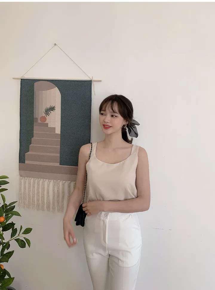 [44-120] [4만1천장 돌파♥] 데이픈 블라우스 나시(기본/크롭) 상세 이미지 32