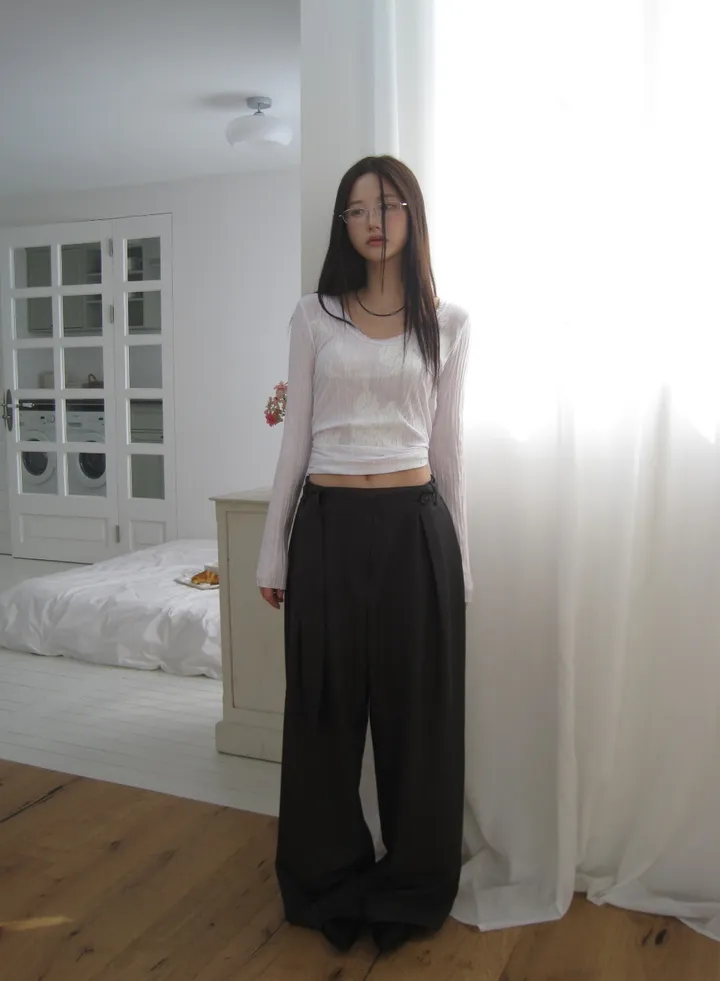 긴팔 티셔츠 모델 착용 이미지-S1L28