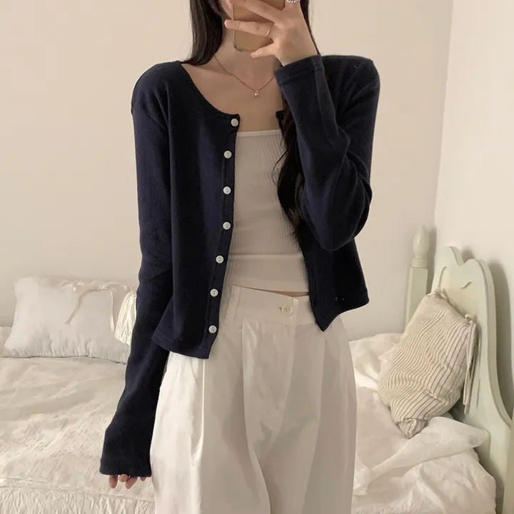 로로 펀칭 가디건 (8color) 상세 이미지 151