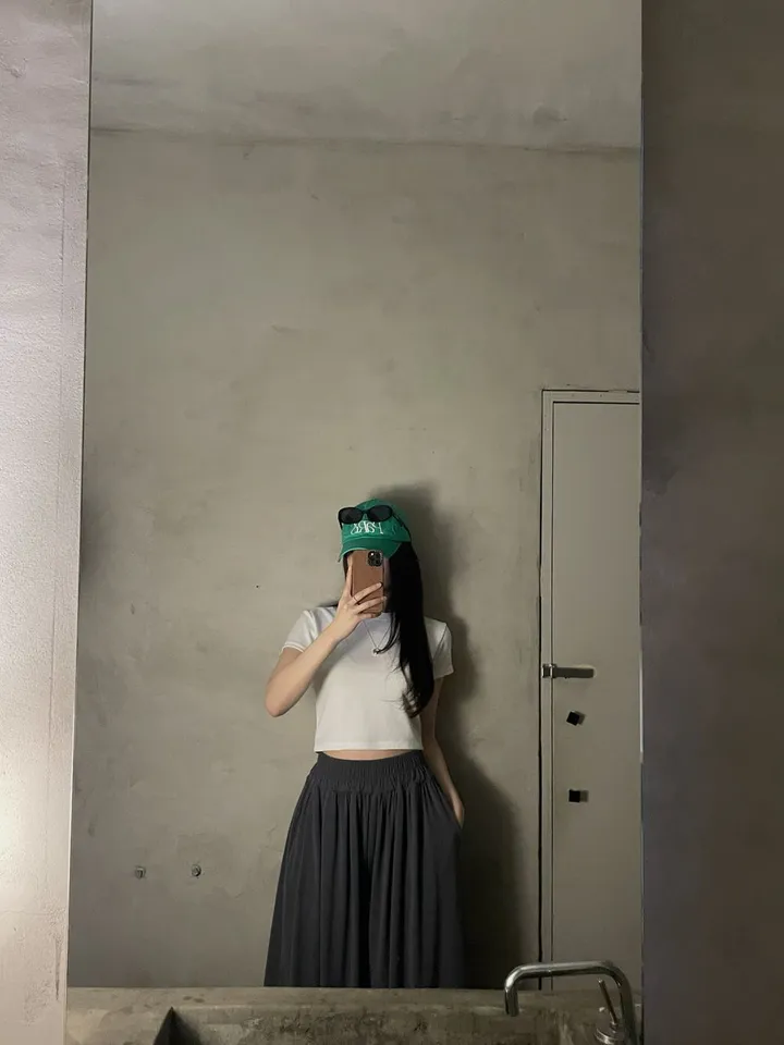 [7cm통밴딩/롱다리팬츠]버몬트 플리츠주름 포켓 맥시 와이드팬츠 여름바지(3color) 상세 이미지 50