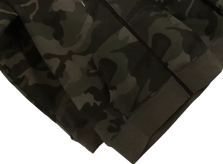 카모 오버핏 후드 집업 상세 이미지 3