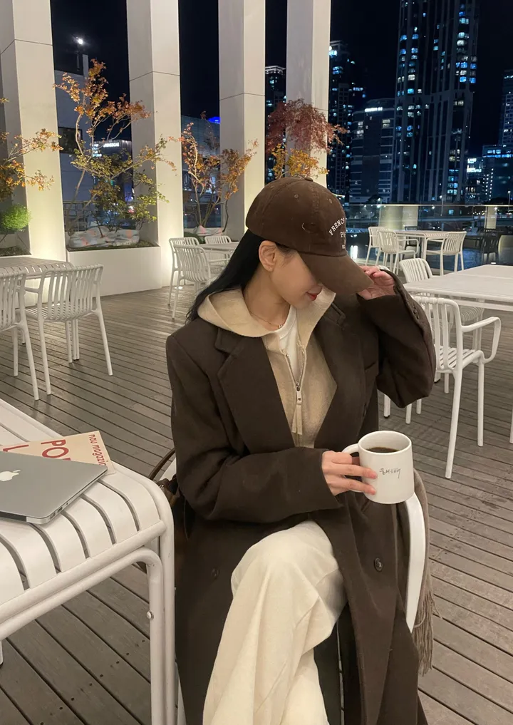 나인  프리미엄 울 맥시 코트 2color. 상세 이미지 39