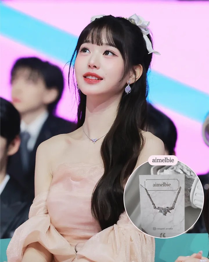 [아이브 장원영 착용/퀄리티UP!] Heavenly Crystal 큐빅 세미 초커 목걸이 - 실버 컬러 상세 이미지 21