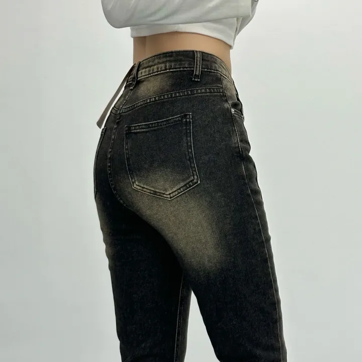 [인생부츠컷/숏&롱/~XL] 엘리 절개라인 하이웨스트 부츠컷 데님팬츠 롱팬츠 기장선택 빅사이즈까지 스판청바지 가을신상 (6Col) 상세 이미지 18