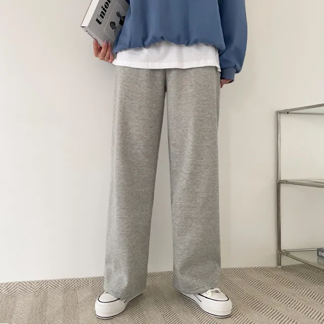 (키작녀,베이직,키큰녀) (기모선택가능!) 포시즌 밴딩와이드팬츠 트레이닝팬츠 4color 상세 이미지 44