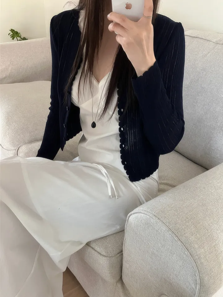 [썸머/데일리]웨이브 펀칭 썸머 가디건(4컬러) 상세 이미지 20