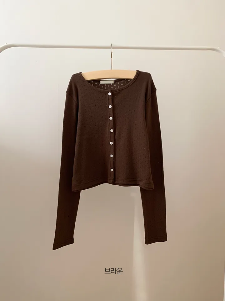 로로 펀칭 가디건 (8color) 상세 이미지 173