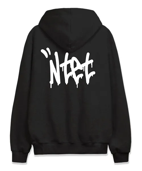 [🖤Best 할인][✨기모선택][GRAFFITI FONT LOGO] 그래피티폰트로고 후드집업 블랙